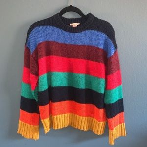 Colorful striped Urban Outfitters sweater